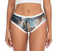 Historic Old Tower Bridge London Print Women's Bikini Mutandine Lace