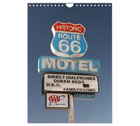 Historic Route 66 Motel (Wall Calendar 2026 DIN A4 portrait), CALVENDO 12 Month Wall Calendar: The old Motel signs are the soul of Route 66