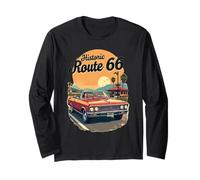 Historic Route 66 Roadtrip | Stampa sul davanti Maglia a Manica