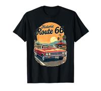 Historic Route 66 Roadtrip | Stampa sul davanti Maglietta