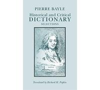 Historical and Critical Dictionary: Selections