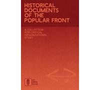 Historical Documents of the Popular Front (Tascabile)