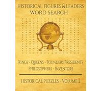 Historical Figures & Leaders Word Search: Kings - Queens - Founders - Presidents - Philosophers - Inventors