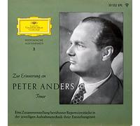 Historische Aufnahmen 3: Zur Erinnerung An Peter Anders ( 30532 EPL )