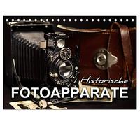 Historische Fotoapparate (Tischkalender 2026 DIN A5 quer), CALVENDO Monatskalender: Nostalgische Bilder alter Fotoapparate erzählen die Geschichte der Fotografie aus früheren Epochen.