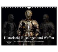 Historische Rüstungen und Waffen (Wandkalender 2026 DIN A4 quer), CALVENDO Monatskalender: Meisterwerke der Plattnerkunst und der Prunkwaffenherstellung