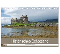 Historisches Schottland (Tischkalender 2026 DIN A5 quer), CALVENDO Monatskalender: Eine Reise in die schottische Vergangenheit mit wunderschönen Fotografien von Castles und Cathedrals