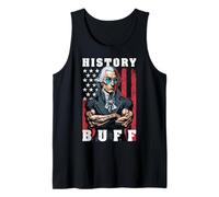 History Buff - Bandiera USA per Sollevamento Pesi, Motivo: George Washington Canotta