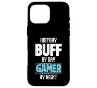 History Buff By Day Gamer By Night Costume per storici Custodia per iPhone 16 Pro Max