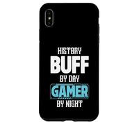 History Buff By Day Gamer By Night Costume per storici Custodia per iPhone XS Max