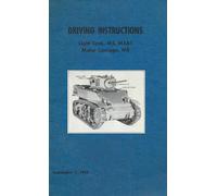 History Deliver Driving Instructions For The M5 Stuart Light Tank, M (Tascabile)