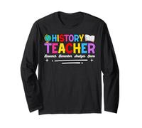 History Teacher Research Remember Analyse Share Maglia a Manica