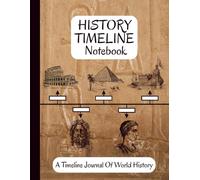 History Timeline Notebook: Your Lifelong Companion for Exploring the Past | From Prehistory to the Future | 6000 BCE/BC to 2060 CE/AD.