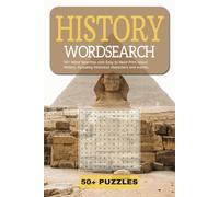 History Word Search: 50+ Word Searches with Easy to Read Print about history, including historical characters and events.