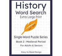History Word Search Book Extra Large Print: For Adults & Seniors