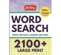 History Word Search books for adults: 2100+ Word & 100+ Themed Puzzles for Adults, Seniors, and Teens