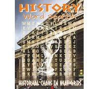 History word search puzzle book - Large print: Word Searches with Easy-to-Read Print about Historical Words and Meanings | 8.5 x 11 inches, 110 pages ... for vacations, holidays, and quiet free time