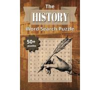 History Word Search Puzzle Book: Word Searches with Easy to Read Print about Famous Figures, Events, Milestones and More | 6x9 inches, 110 pages | 50+ Puzzles … Gift for Vacations, Holidays and Free Times
