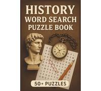 History Word Search Puzzle Book: Word Searches with Easy to Read Print about Historical Roles, Powers, and Events | 6x9 inches, 110 pages | 50+ Puzzles for Students, Educators, and History Enthusiasts