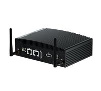 HISTTON Mini Computer Windows 11 Pro, Mini PC Desktop Core i5-8265U, DDR4 8GB RAM, 128GB SSD, Micro PC, Dual LAN, BT4.2, Mini PC industriale con 2 RS232 COM, Dual HD, USB 3.0, Small PC