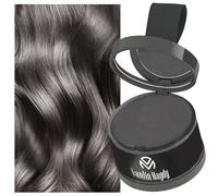 HISUNBEN Instantly Hairline Powder Antivento, Saldatura Radice Touch Up Correttore per Capelli Ricorrenti, Linea Professionale Shadow Powder con Specchio per Puff-02GB