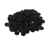 Hisxrcal 200 Pezzi Cuscinetti Diffusore Oli Essenziali Pad Ricambio Feltro 21mm per Gioielli Aromaterapia Assorbenti Lavabili Riutilizzabili Adatti a Collana, nero