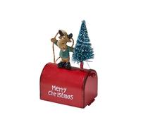 Hisxrcal Decorazioni per L'albero di Natale Nella Cassetta Postale per Lavoretti E Decorazioni Natalizie, Alce
