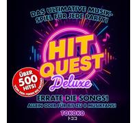 Hit Quest Deluxe - Das Musik-Partyspiel für Erwachsene & Familien: Über 500 Songs erraten per QR-Code - Ideal für Reisen, Autofahrten & als Geschenk