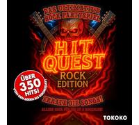 Hit Quest Rock Edition - Musik-Partyspiel mit 350 Rock-Hits zum Erraten per QR-Code: Errate Rock-, Metal- & Indie-Hits | Für Erwachsene & Familien | Perfekt für Partys, Autofahrten & als Geschenk