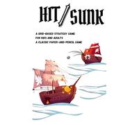 Hit-Sink. Battleships: The Classic Strategic Pen-and-Paper Game.: For kids and adults of all ages. Play with family and friends. Pocket-sized. The perfect gift book.