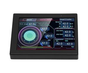 Hit Temp Monitor Editor Ultra Compatto per Mini Schermo Assapora Il Display Secondario da 3,5 Pollici Porta di Tipo USB Aggiungi funzionalità con i Mini Monitor USB Connect da