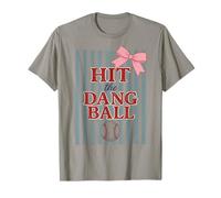Hit The Dang Ball Giocatore di Baseball Divertente Maglietta