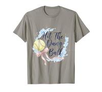 Hit The Dang Palla Softball Giocatore Acquerello Art Girl Maglietta