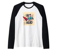 Hit the Nail on the Head Idiom Discorso Costume Maglia con Maniche Raglan