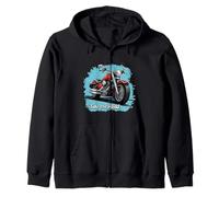 Hit the Road e Chase the Ultimate Biker Dream Costume Felpa con Cappuccio