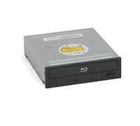 Hitachi-LG BH16 Internal Blu-Ray Drive, BD BD-R BDXL DVD-RW Player/Writer for Desktop PC, Windows 10 Compatible, 16x Write Speed, Bare Drive - Black