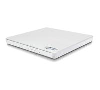 Hitachi-LG Slim Portable DVD-Writer lettore di disco ottico DVD±RW Bianco