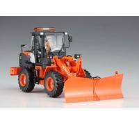 Hitachi Radlader Zw-100-6 Con Spazzaneve Snowplow 1:35 Plastic Model Kit