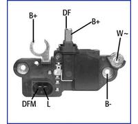 HITACHI Regolatore Generatore Alternatore 14.5V per Ford Galaxy Volvo 240