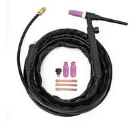 HITBOX 200Amp TIG Saldatura Torcia 4M Torcia Saldatura TIG WP17V（SR-17） con Connettore Rapido Europeo, TIG Saldatore Adattatore per Saldatore Ad Alta Frequenza Sollevamento TIG Saldatore
