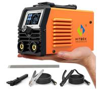 HITBOX 230V Mini Saldatrice Inverter IGBT 2-in-1 - Saldatrice Elettrodo Stick e LIFT TIG Compatta con Display LED, Hot Start e ARC Force, Ideale per Principianti e Fai-da-Te (ARC200S)