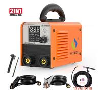 HITBOX ARC-200 2 in 1 MMA LIFT Saldatrice TIG Ultra Mini Saldatore Inverter Display Digitale A LED IGBT Protable Saldatore Domestico