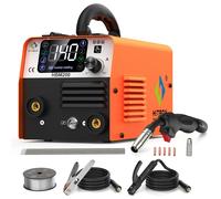 HITBOX MIG-200 Saldatrice semiautomatica 3 in 1 MMA/MIG/LIFT TIG Saldatore inverter Strumento di sinergia Strumento di saldatura per ferro senza gas HBM200