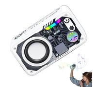 Hitburu Altoparlante Senza Fili - Audio ad Alta Volume | Altoparlante Con Stile Robot Per Interni Ed Esterni Con Audio 3D Surround E LED Multicolore