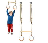Hitburu Anelli Ginnici - Gioco Sospeso Con Anelli Per Giardino - Percorso Ad Ostacoli Gioco Equilibrio Sensoriale Per Ragazzi Ragazze Bambini