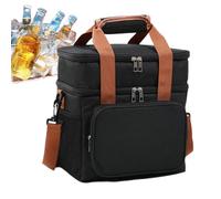 Hitburu Borsa Frigo Morbida, Borsa Pranzo Portatile da Picnic, Termica Pranzo Freddo Riutilizzabile Impermeabile per Ufficio Viaggi Spesa Campeggio Spiaggia