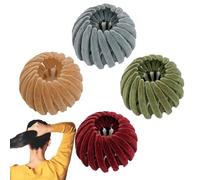 Hitburu Fermaglio per capelli d', porta, 4X Forcina per d', Fasce per capelli pettine retrattile, elegante creatore di panini per donne e ragazze