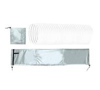 Hitburu Guaina Isolante Portatile per Tubi AC - Rivestimento Protettivo per Tubazioni Aria Condizionata,Leggera Impermeabile per Uffici Domestici Impianti HVAC Commerciali Installazioni