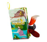 Hitburu Libri di Stoffa per Bambini,Giocattoli Educativi Morbidi Lavabili da Viaggio Sonori,Libri Tattili - per Bambini Asilo Sala Giochi Prescolare Casa Gioco Festa di Compleanno Interno Esterno