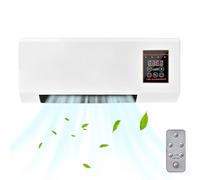 Hitburu Ventilatore Condizionatore Senza Tubi, Apparecchio Da Parete, Apparecchio con Telecomando Senza Tubi Riscaldamento e Ventilazione per Piccoli Spazi e Camera da Letto